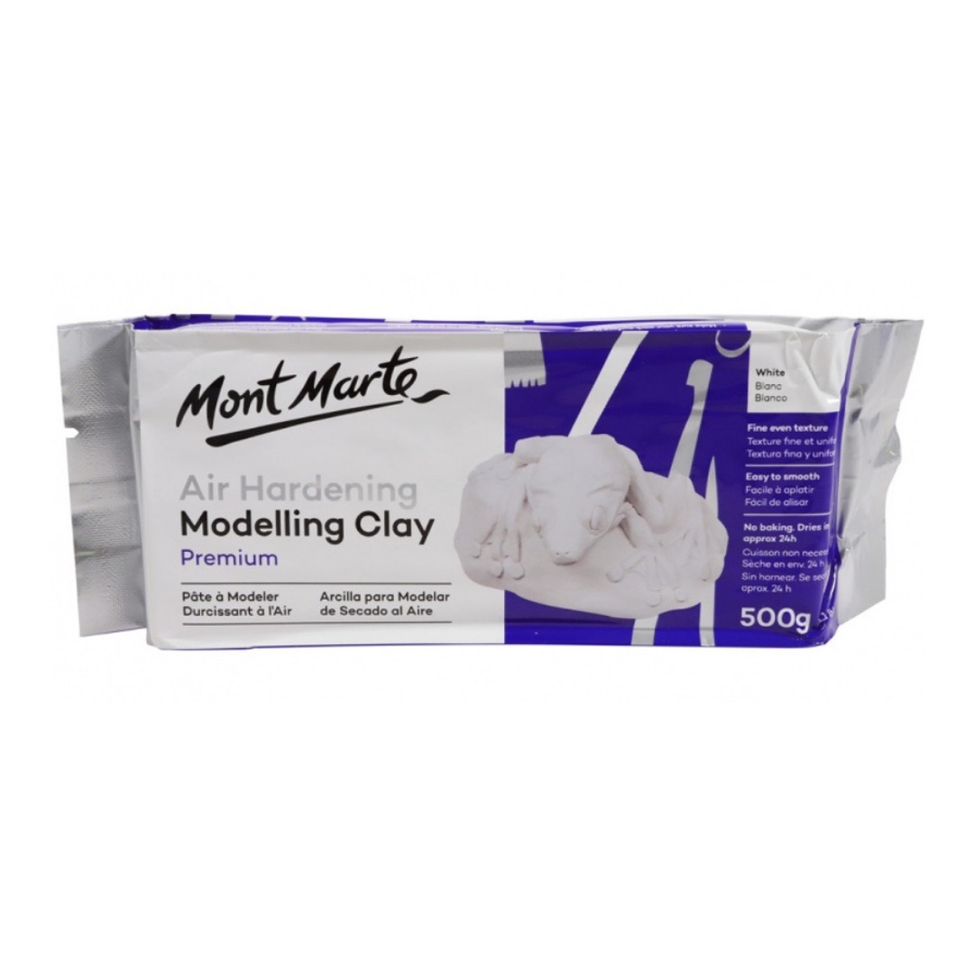 Air Hardening Modelling Clay White 500G Premium Craft Arts
