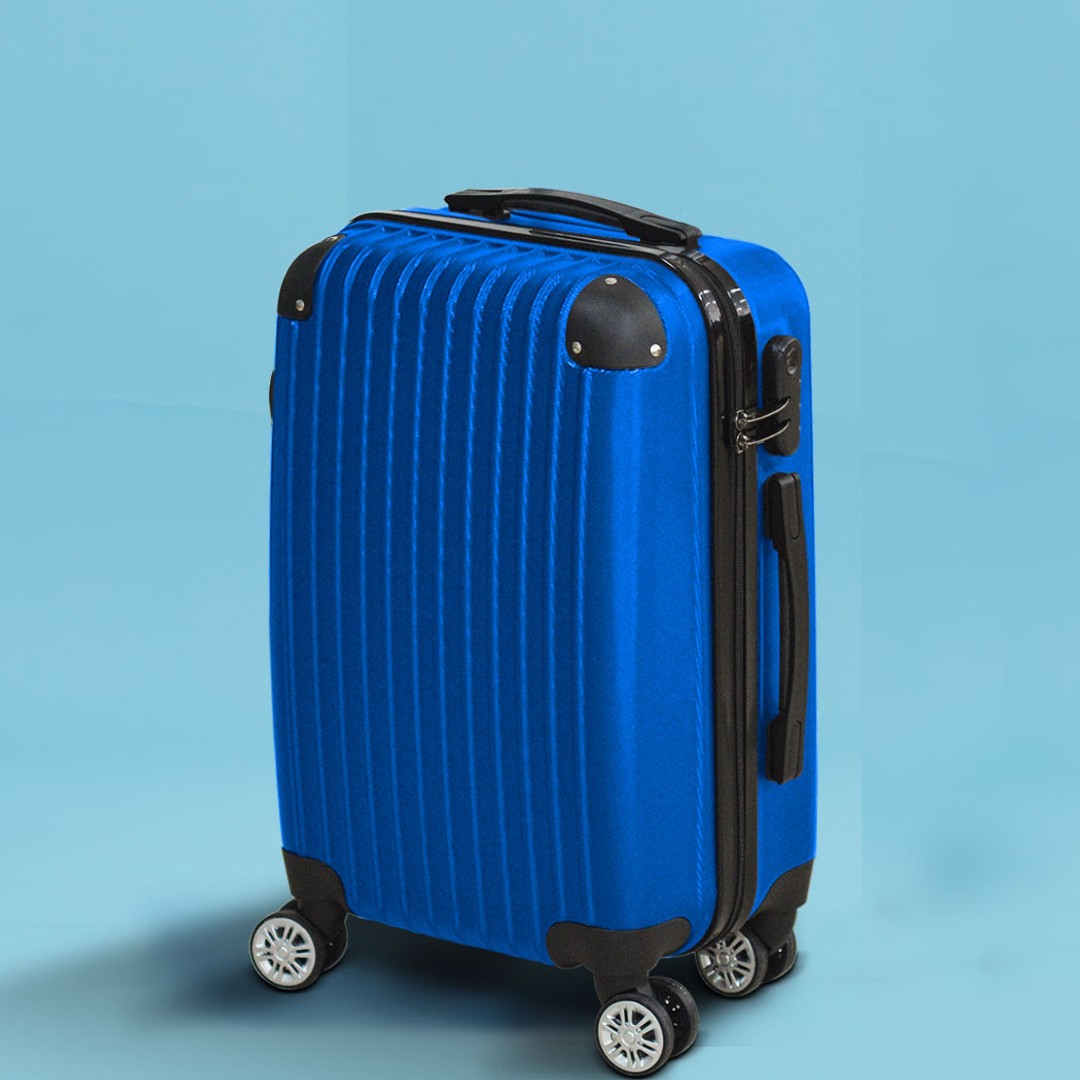 Slimbridge 28" Travel Luggage Suitcase TSA Lock Carry Bag Hard Case Blue