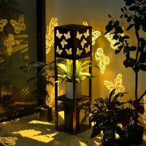 Butterfly Solar Light Flower Plant Stand