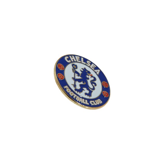 Chelsea FC Official Metal Football Crest Pin Badge Blue/White/Red One Size 