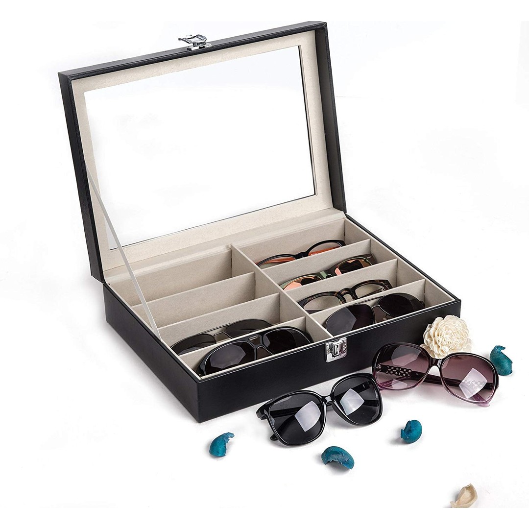 Sunglasses Case Organizer Eyeglasses Storage Box