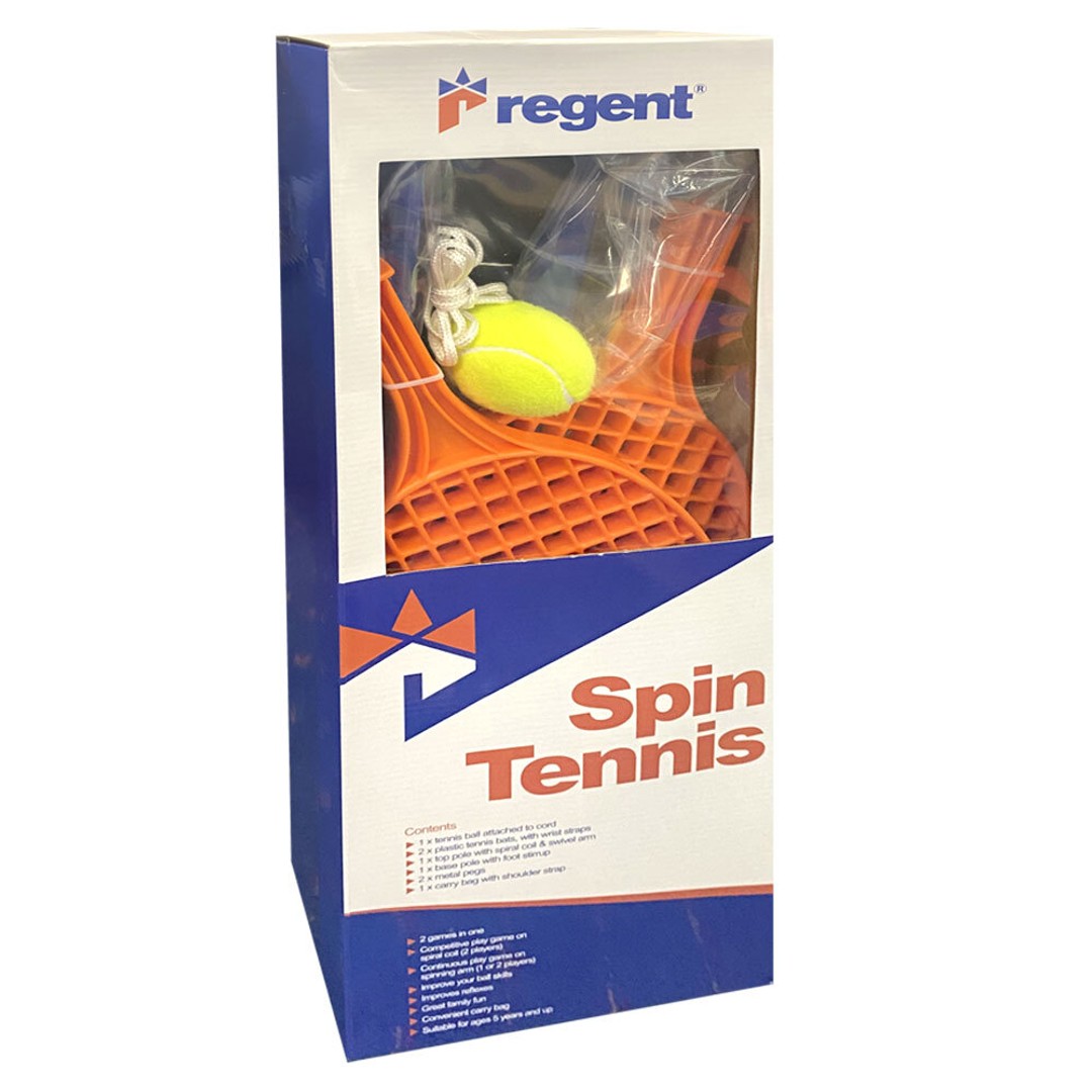 Regent Spin Tennis Set Kids/Children Sports Training Rackets/Ball Game