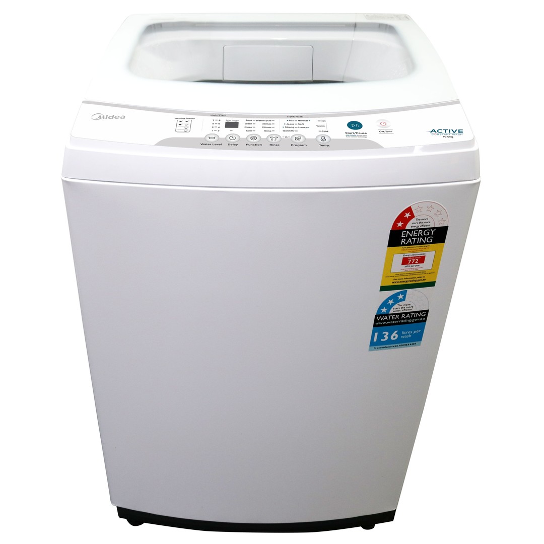 Midea Active Top Loader Washing Machine 10kg, , hi-res
