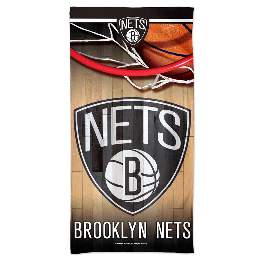 WINCRAFT Officially Licensed NBA Beach Towel - Brooklyn Nets