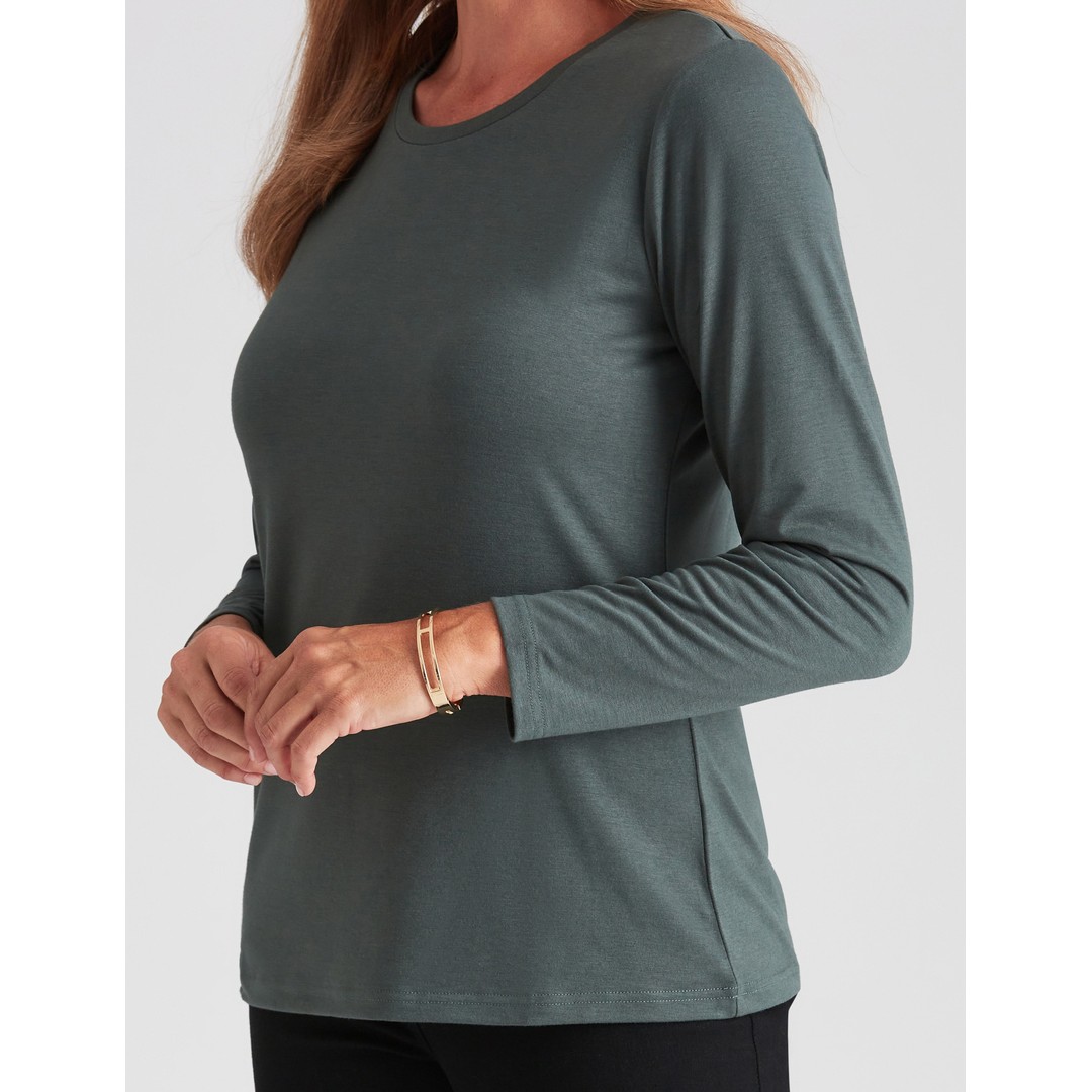 MILLERS - Womens Winter Tops - Green Tshirt / Tee - Elastane - Casual ...