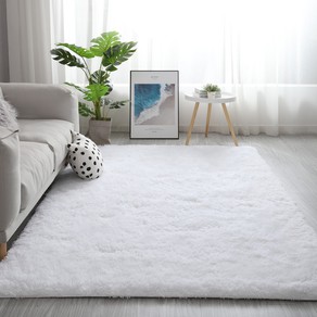 200x300cm White Fluffy Rugs - Ideal for Cozy Living Rooms