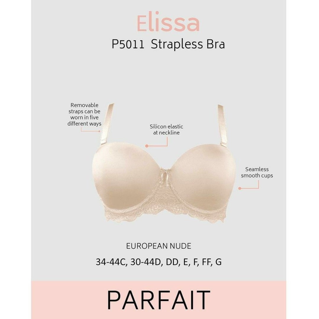 Parfait Elissa Underwired Strapless Bra, European Nude, hi-res