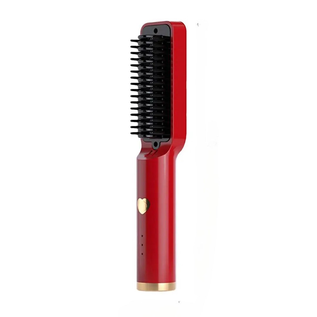 Hair Straightener Brush Electric Hot Comb Multifunctional Straight Hair Straightener Comb Curling Iron Hair Brush For Woman