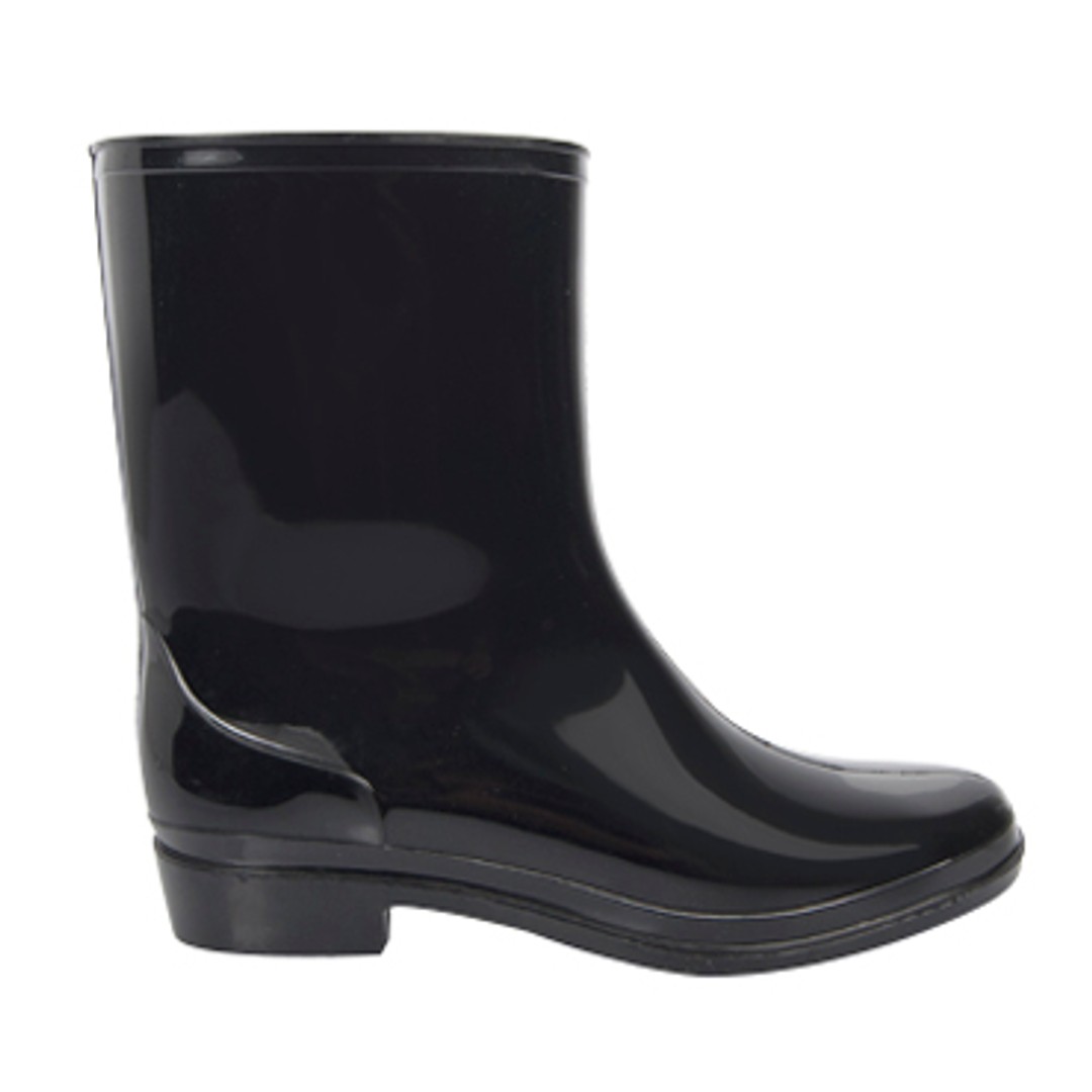 Gully By Vybe Women's Rain Gum Boot Waterproof Shiny Glossy