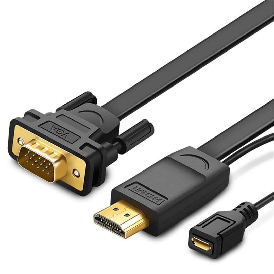 Ugreen HDMI To VGA 1.5M Converter Cable - Black