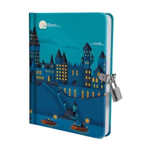 Harry Potter: Hogwarts Castle Glow-in-the-Dark Lock & Key Diary