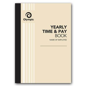 Olympic Yearly Time & Pay Book 32 Pages (A5)
