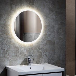 Vogue Frameless LED Cool White Mirror 650 x 650mm