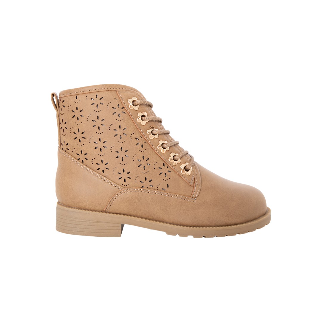 Jada By Gossip Girl's Lace Up Ankle Boot, Natural, hi-res