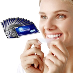 1 X Set of 14 Pairs 5D Gel Teeth Whitening Strips White Tooth Dental Kit Oral Hygiene Care Strip