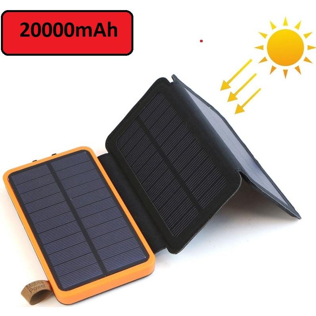 Solar Power Bank 20000mAh, , hi-res