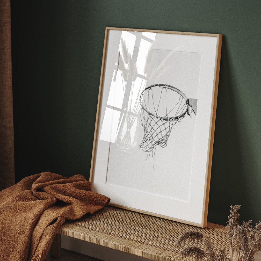 Lapin + Wolf | Basketball Hoop | Photography Art Print | UNFRAMED