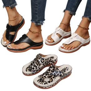 Women Orthopedic Wedge Flip Flops Sandals with Arch Support Thong Sandals