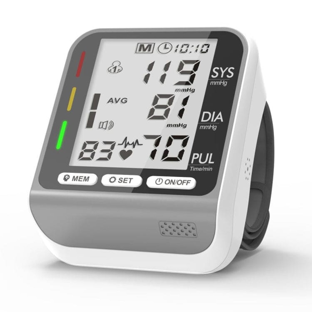Wrist Fully Automatic Inflating Cuff Blood Pressure Monitor, for Home Usage