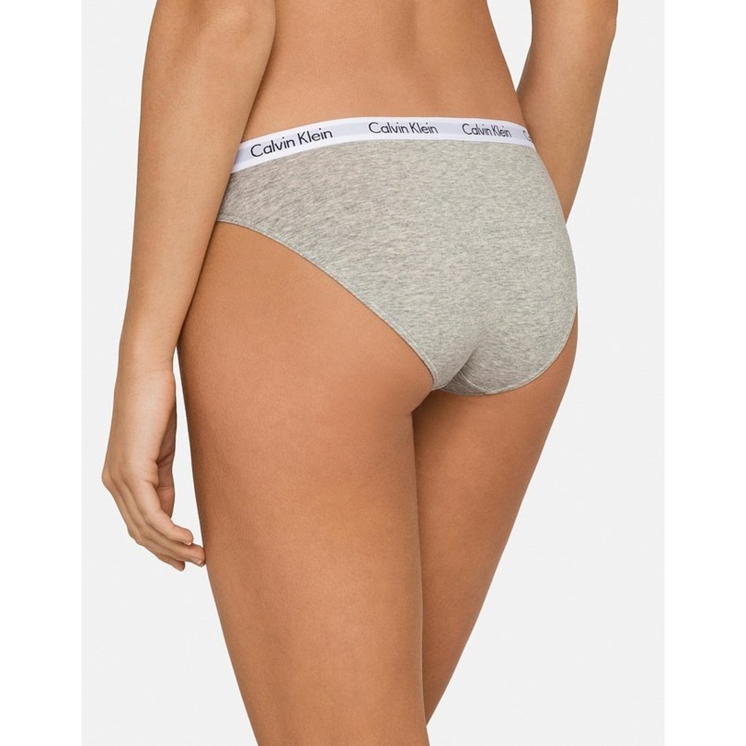 Calvin Klein Women's Carousel Bikini Briefs Underwear 3-Pack - Black/White/Grey Heather, As shown, hi-res