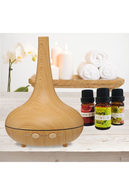 Aromatherapy Diffusers with Colorful LED Lights Waterless Auto Shut-off Humidifiers for Home Yoga Office Spa Bedroom Living Room, Teal Adjustable Mist Mode Najiny 200ml Essential Oil Diffusers 