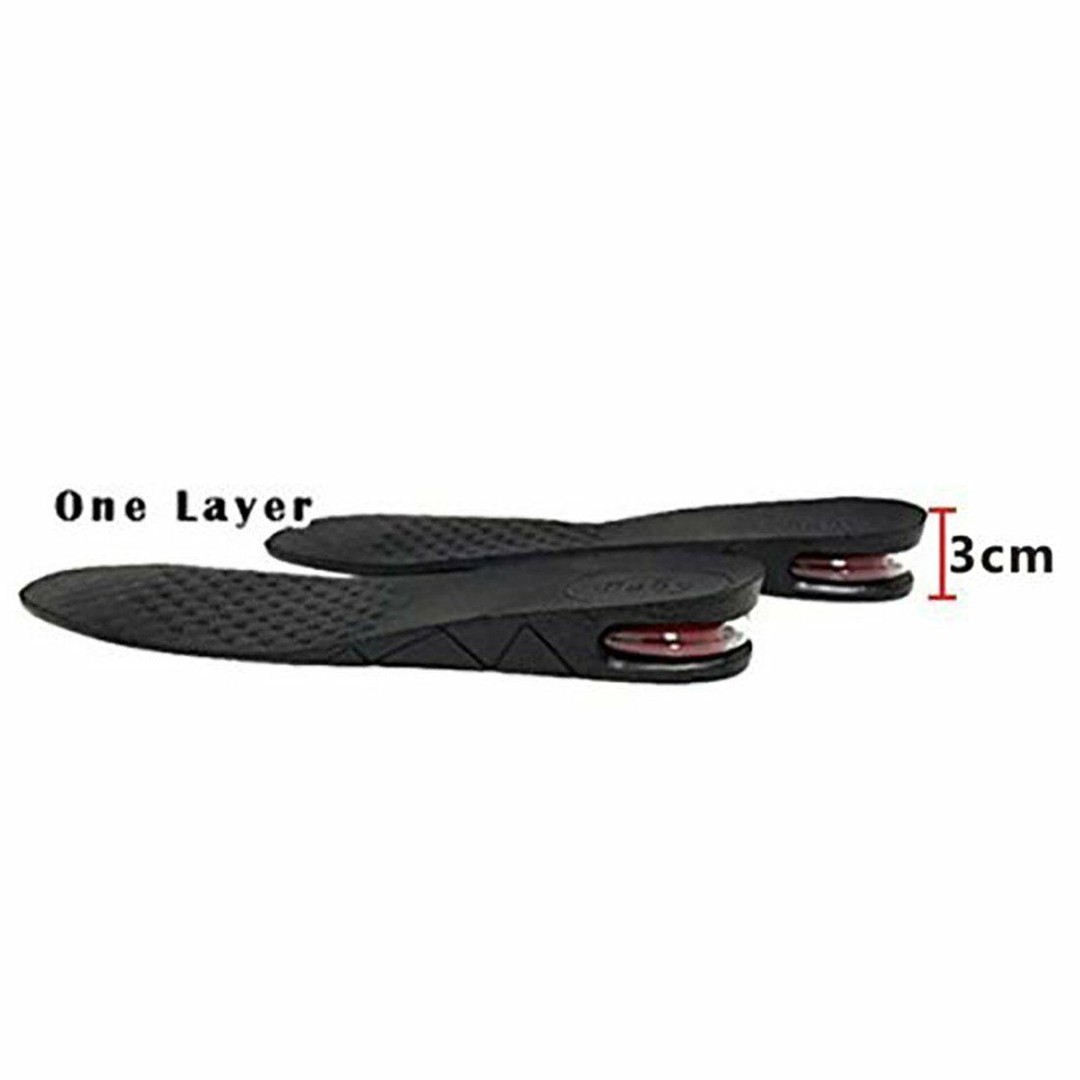 One Layer 3CM Men Lady Shoe Lift Height Increase Insoles Memory Foam Pads Heel Insert Taller, As shown, hi-res