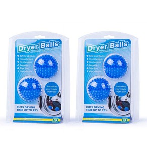 4x 7cm Dryer Balls Naturally Softens/Fluffens Laundry/Washing/Clothes/Sheets