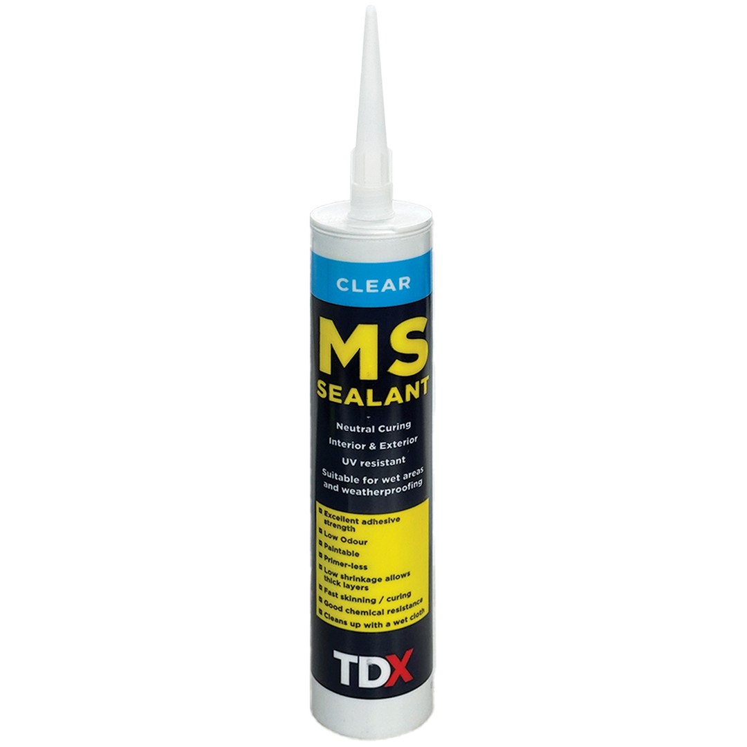 TDX MS Silicone Sealant - Clear