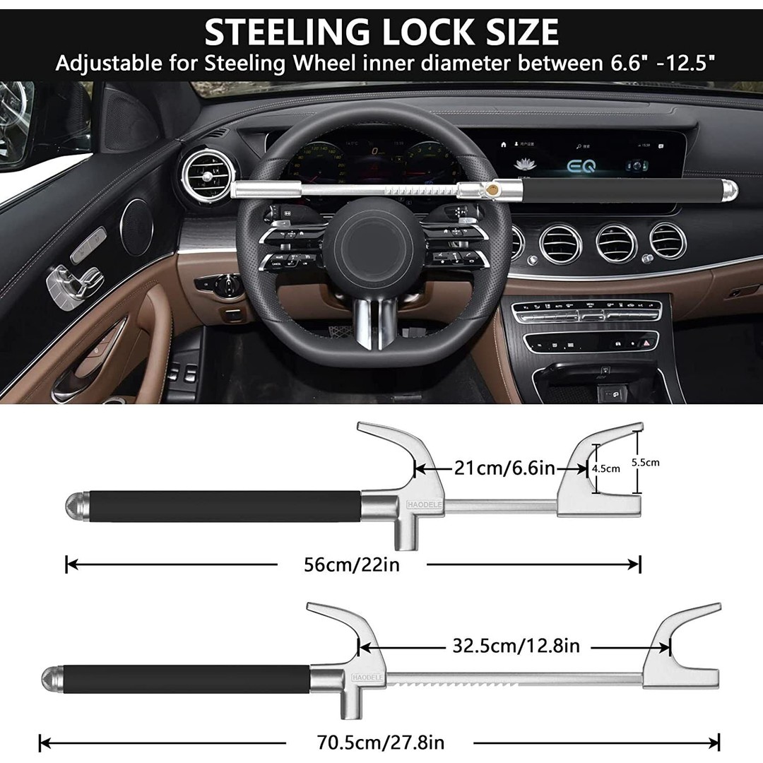 Car Steering Wheel Lock, , hi-res