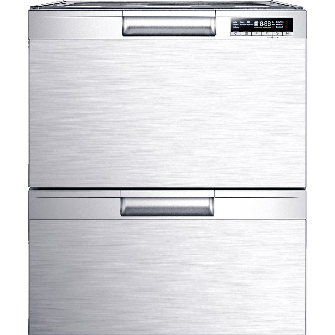 Eurotech 60cm Double Drawer Dishwasher - 5 Year Warranty