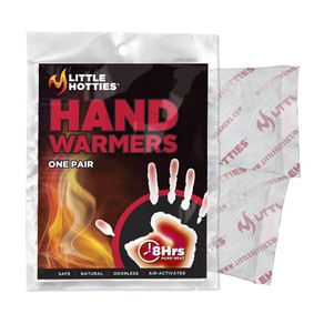 1 Pair Little Hotties Hand Warmers 8hrs Pure Heat Air-Activated For Ski/Snow