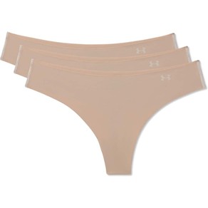 Under Armour Womens Underwear Thongs Underwear 3 Pack - Beige
