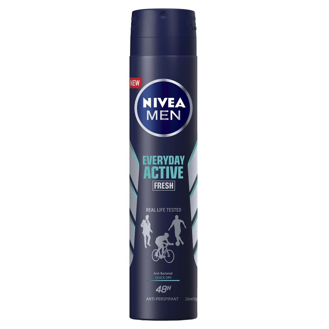 NIVEA MEN Everyday Active Fresh Anti-Perspirant Deodorant Spray 250mL