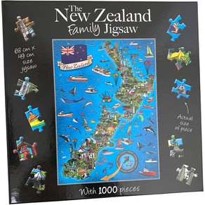 Blue Duck Books The New Zealand Family Jigsaw Puzzle 1000pc