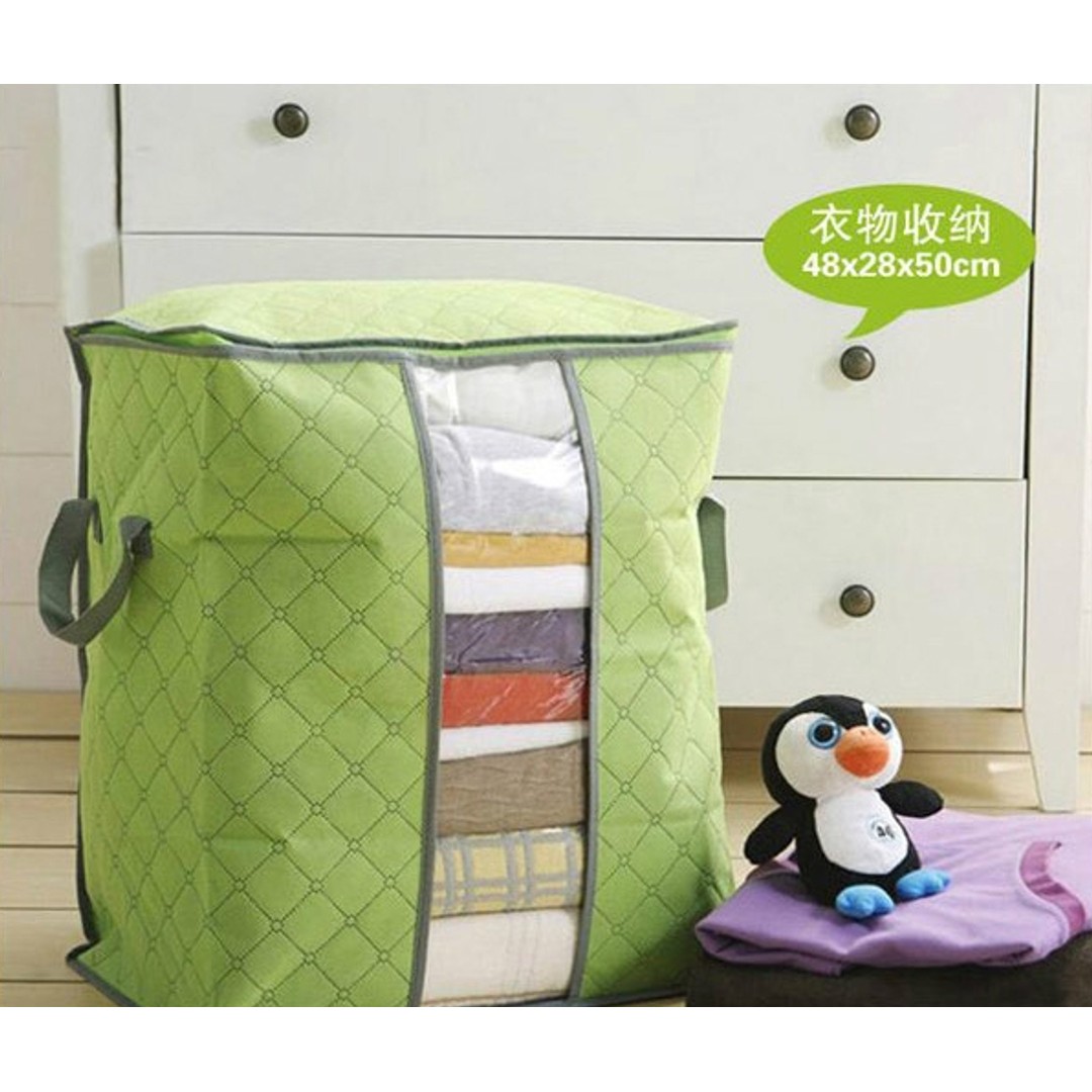 Foldable Storage Bag Clothes Blanket Quilt Closet Sweater Organizer Box Pouche
