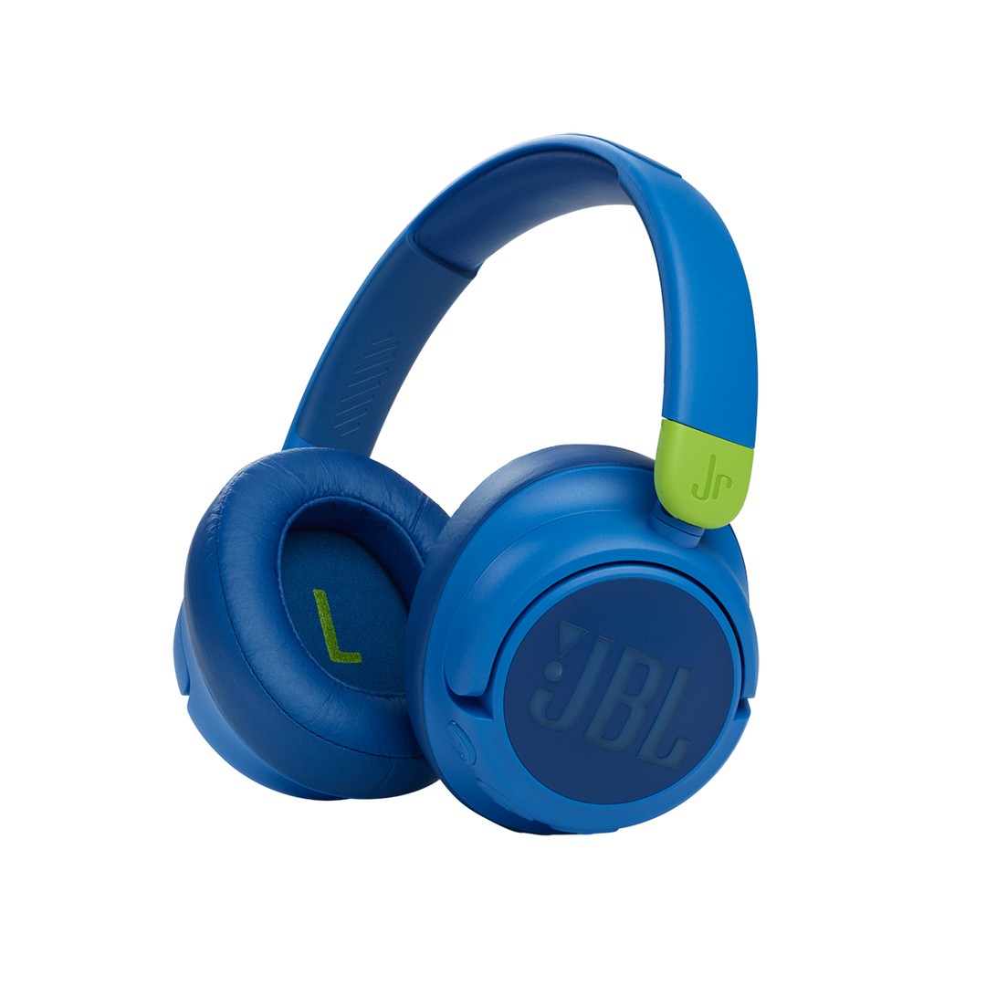 JBL JR 460NC Wireless Over-Ear Noise Cancelling Kids Headphones - Blue