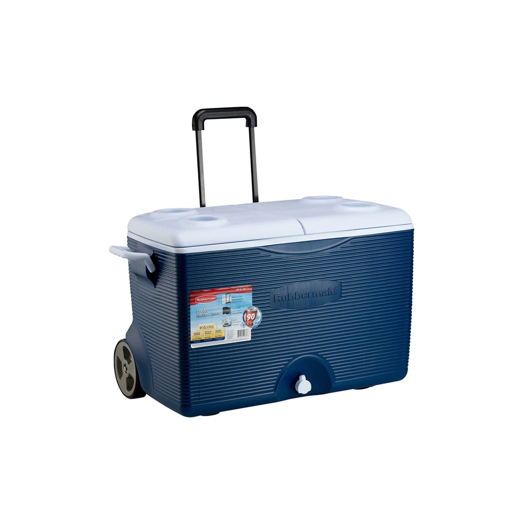 Rubbermaid Wheeled Food & Beverage Victory Cooler - 56.7 Litre