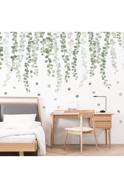 2X Self-Adhesive Green Leaves Plant Wall Sticker Wall Paper Wallpaper Home  Decor | Amazing Deals Online | TheMarket New Zealand