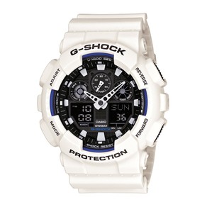 Casio G-Shock Watch - White & Black & Blue