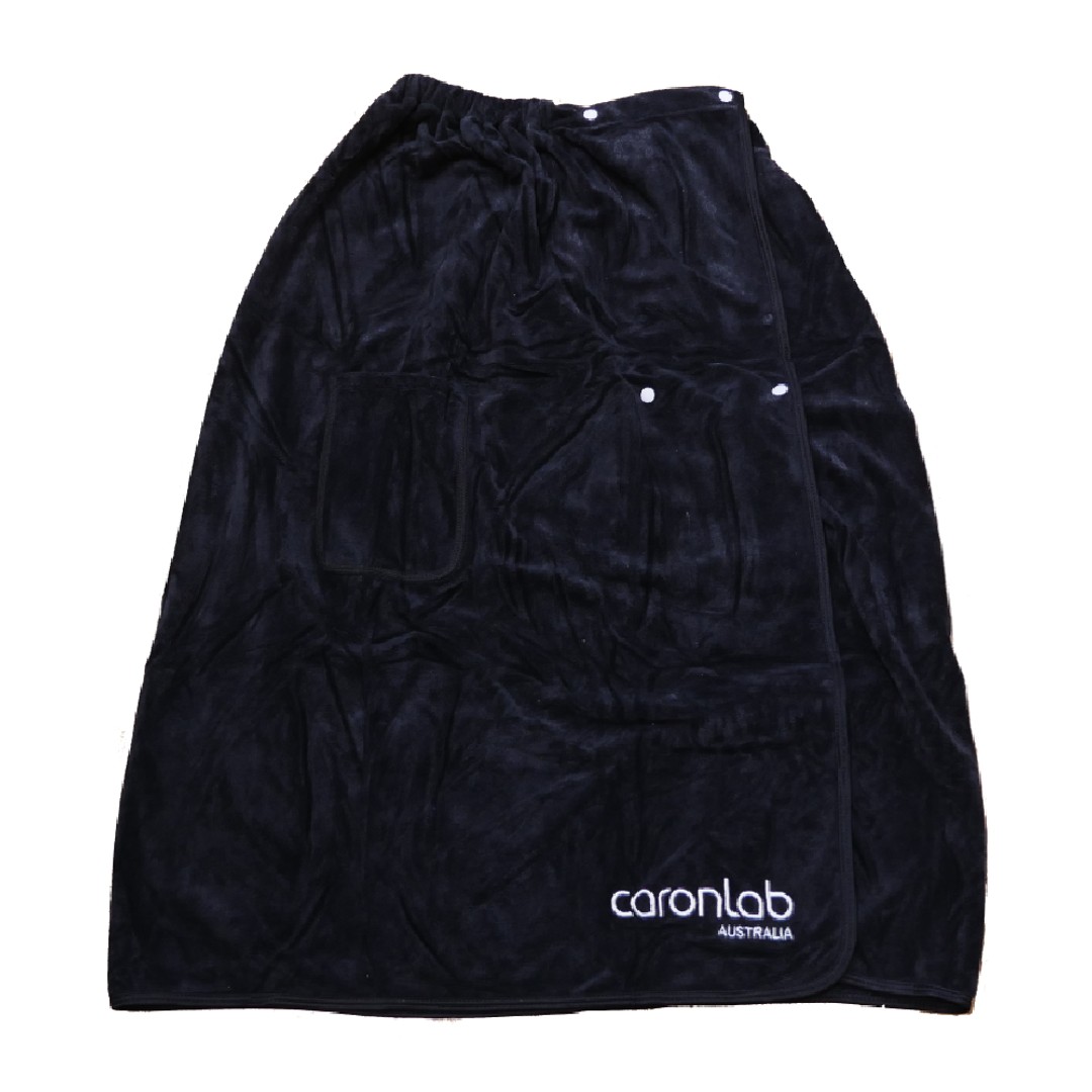 Caronlab Professional Washable Body Wrap Size 80 x 150cm Black