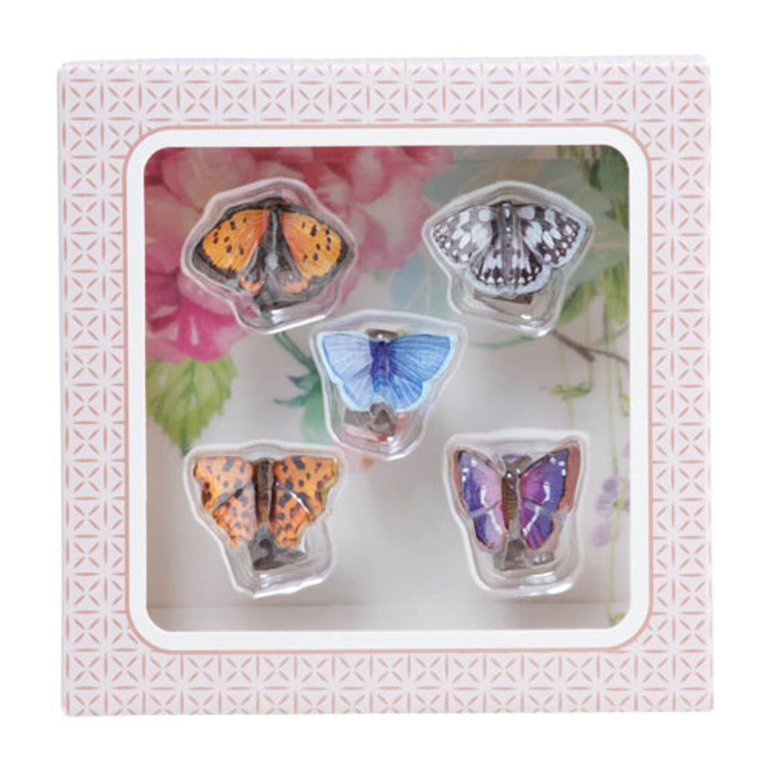Decorative Diffuser Topper (Set of 5) - Butterflies