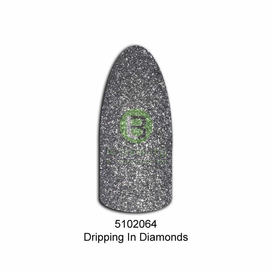 Entity Dip & Buff SNS Acrylic Nail Dipping System 23g Dripping In Diamonds