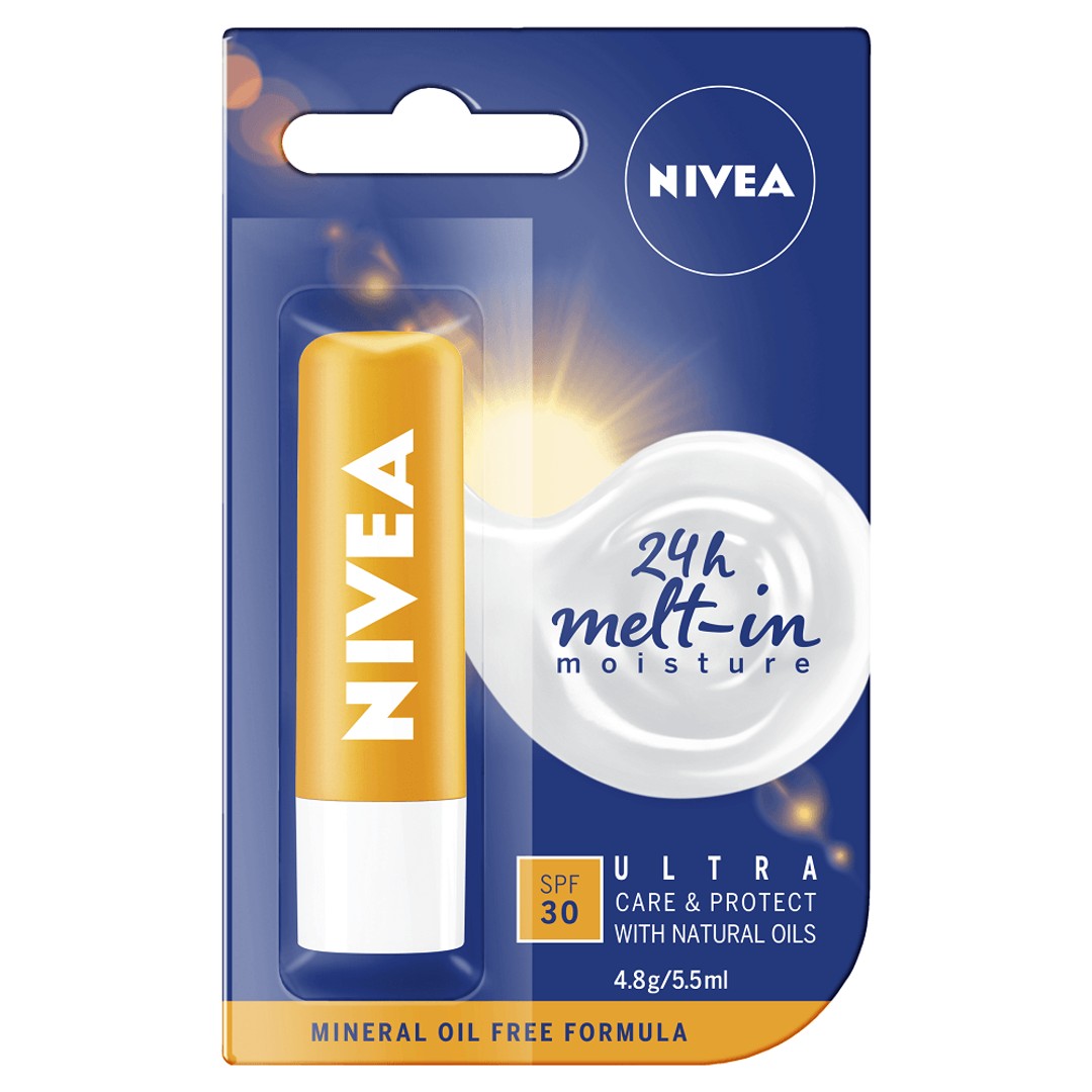 NIVEA Ultra Care and Protect SPF30 Lip Balm