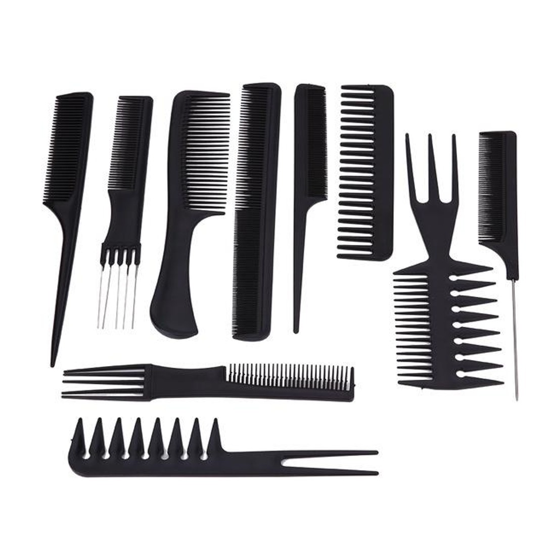 10pcs Hair Styling Professional Comb Set  Comb set