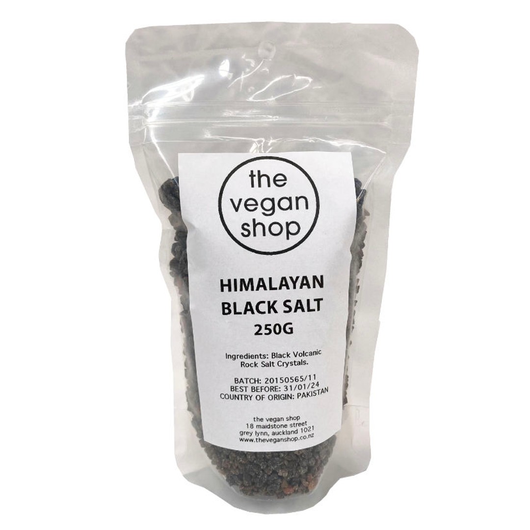 Himalayan Black Salt Crystals - Bulk (250g)