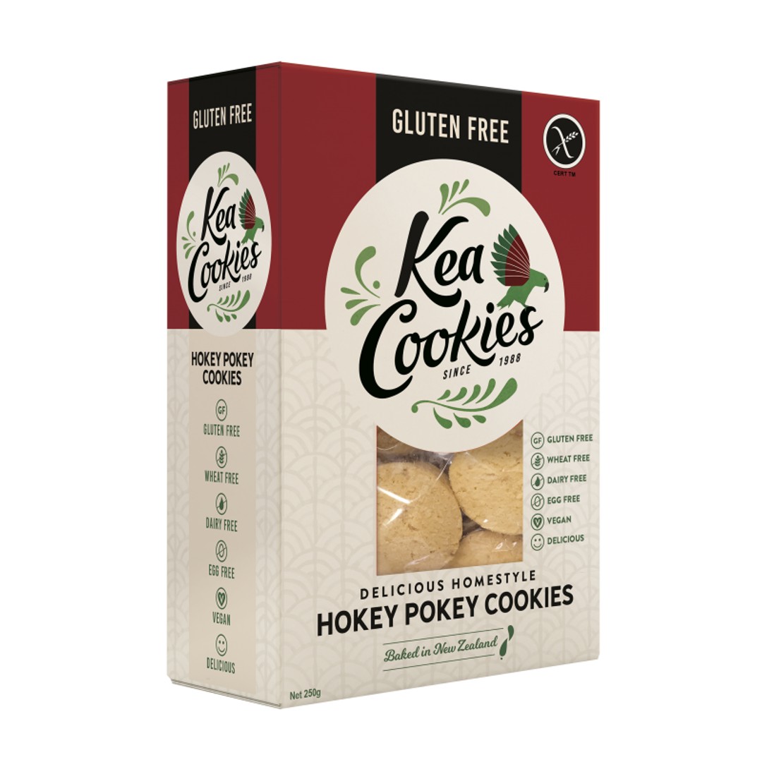 Kea Cookies Gluten Free Hokey Pokey Cookies 6 x 250g