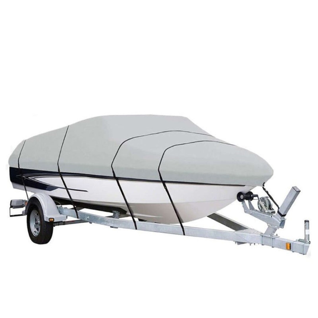 17-19ft Boat Cover Heavy Duty 600D Trailerable Cover