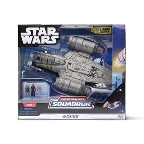 Star Wars Micro Galaxy Squadron Razor Crest Starship Kids Toy 8" S1 #0020 8y+