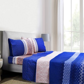 Bedding N Bath 100% Pure Cotton Cozy Winter Flannelette Sheet Sets Design - Lushia