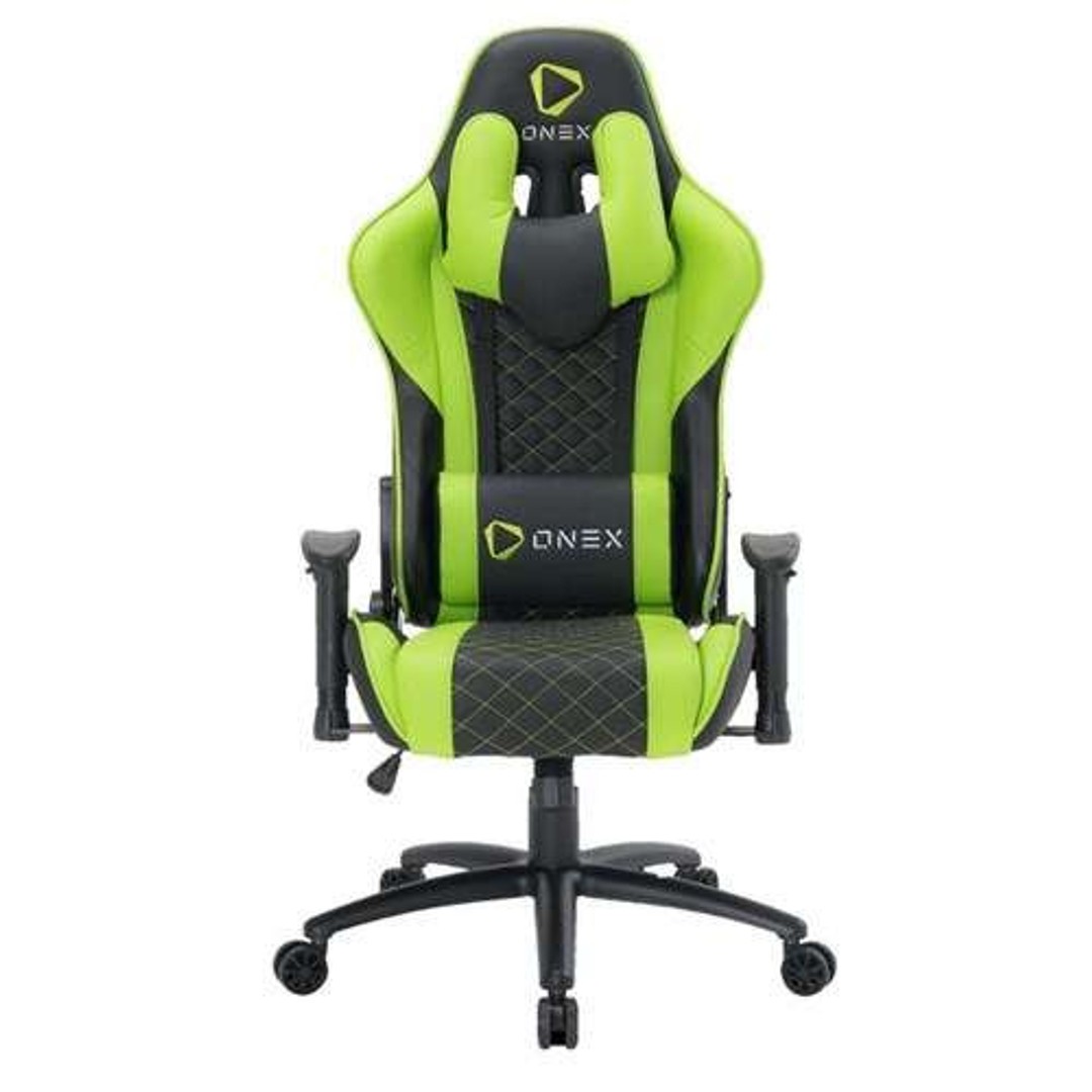 ONEX ONEX-GX3-Black-Green Gaming Chair - Black/Green